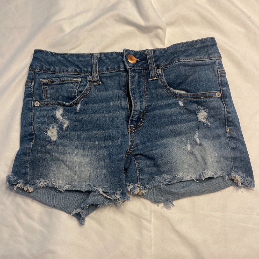 American eagle jean shorts